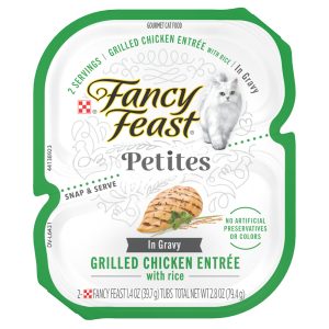 Fancy Feast Petites Grilled Chicken With Rice Entree Gourmet Gravy Wet Cat Food