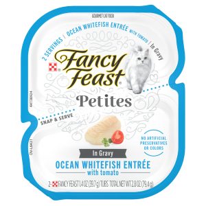 Fancy Feast Petites Ocean Whitefish With Tomato Entree Gourmet Gravy Wet Cat Food