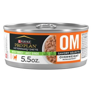 Purina Pro Plan Veterinary Diets OM Overweight Management Savory Selects With Turkey Feline Wet Cat Food