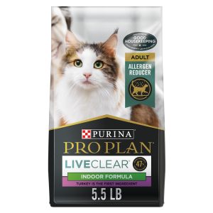 Purina Pro Plan LIVECLEAR Turkey and Rice Formula Allergen Reducing Indoor Cat Food