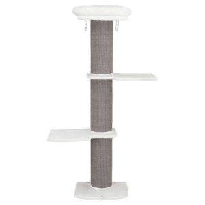 TRIXIE Gray Acadia Wall Support Cat Tower