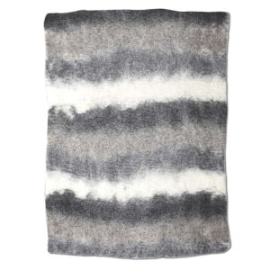 Dharma Dog Karma Cat Black Multi Ombre Wool Pet Mat