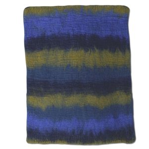 Dharma Dog Karma Cat Navy Multi Ombre Wool Pet Mat