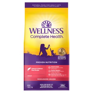 Wellness Complete Health Wholesome Grains Salmon & Salmon Meal Recipe Natural Dry Cat Food