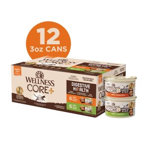 Wellness CORE Digestive Health Chicken & Turkey Pate Variety Pack Wet Cat Food