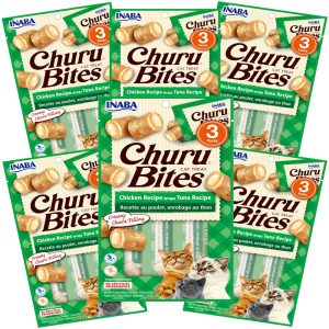 Inaba Churu Bites Chicken Wraps Tuna Recipe Cat Treats
