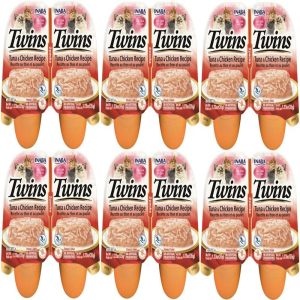 Inaba Twins Tuna & Chicken Recipe Cat Treats