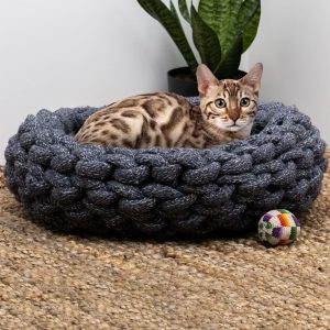 Mau Lifestyle Dark Gray Shero Cat Bed
