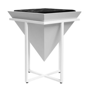 Mau Lifestyle Gray Pharaoh Elevated Cat Bed Pyramid