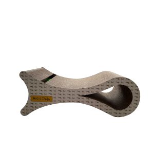 M.O.E. Pets Fish Shaped Scratcher with Ball Cat Toy