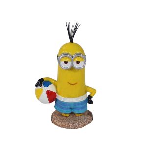 Penn Plax Minions Beach Kevin Aquarium Ornament