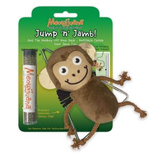 Meowijuana Jump 'n' Jamb - Get The Monkey Off Your Back Hanger Cat Toy