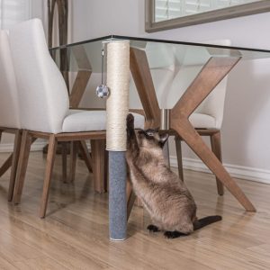 Hauspanther Collection by Primetime Scratch Pole Adjustable Under-table Cat Scratcher