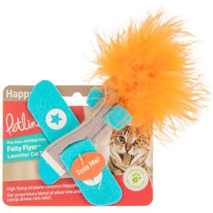 Petlinks Felty Flyer Catnip & Silvervine Launcher Cat Toy
