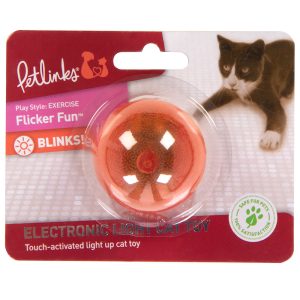 Petlinks Flicker Fun Electronic Light Ball Cat Toy