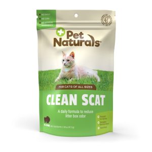 Pet Naturals Clean Scat, Digestive Support, Breath Freshner and Litter Box Odor Control Chewys for Cats