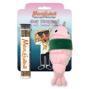 Meowijuana Get Wrapped Sushi Cat Toy