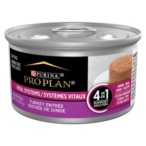 Purina Pro Plan Vital Systems 4-in-1 Brain, Kidney, Digestive and Immune Formula Turkey Wet Cat Food Pate