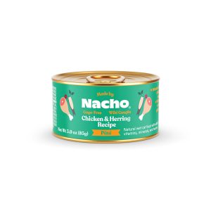 Made by Nacho Cage-Free, Sustainably-Caught Chicken & Herring Pate Recipe with Bone Broth Wet Cat Food