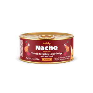 Made by Nacho Cage-Free Minced Turkey & Turkey Liver Recipe with Bone Broth Wet Cat Food