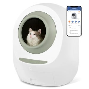 Casa Leo Leo's Loo Too Green Covered Automatic Self-Cleaning Cat Litter Box