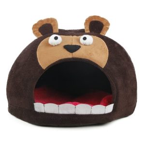 Pet Life Roar Bear Snuggle Plush Polar Fleece Pet Bed