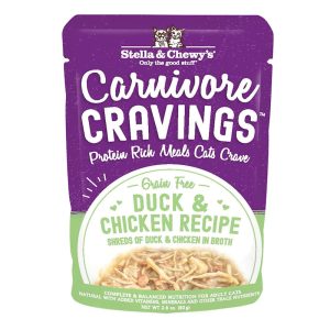Stella & Chewy's Carnivore Cravings Protein Rich Meal or Topper Duck & Chicken Recipe Wet Cat Food