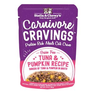 Stella & Chewy's Carnivore Cravings Protein Rich Meal or Topper Tuna & Pumpkin Recipe Wet Cat Food