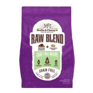 Stella & Chewy's Raw Blend Kibble Grain Free Protein Rich Meals Cage-Free Poultry Recipe Dry Cat Food