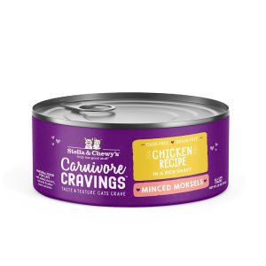 Stella & Chewy's Carnivore Cravings Minced Morsels Cage-Free Chicken Recipe Wet Cat Food