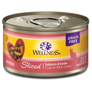 Wellness Complete Health Natural Grain Free Sliced Salmon Entree Wet Cat Food
