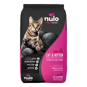 Nulo MedalSeries Grain-Free Turkey & Cod Dry Cat & Kitten Food