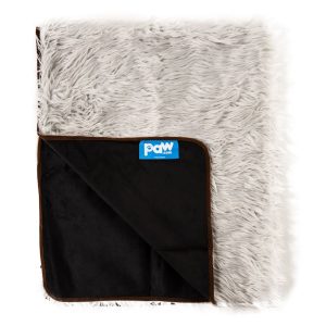 Paw Brands CatNap Grey Anti-Scratch & Waterproof Cat Throw Blanket