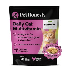 Pet Honesty Multivitamin Dual Texture Supplements for Cats