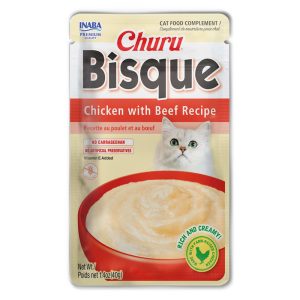 Inaba Churu Bisque Chicken with Beef Recipe Cat Treats