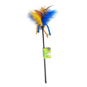 Leaps & Bounds Purple Wand Cat Teaser Toy