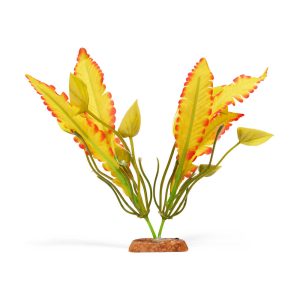 Imagitarium Yellow Orange Silk Plants Aquatic Decor