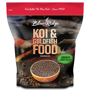 Blue Ridge Fish Hatchery Koi & Goldfish Food Floating 3/16" Pellets Balanced Diet Growth Formula