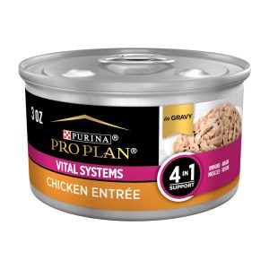 Purina Pro Plan Specialized Vital Systems Chicken Entree in Gravy 4-in-1 Support Wet Cat Food