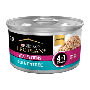 Purina Pro Plan Specialized Vital Systems Seafood Entree in Gravy 4-in-1 Support Wet Cat Food