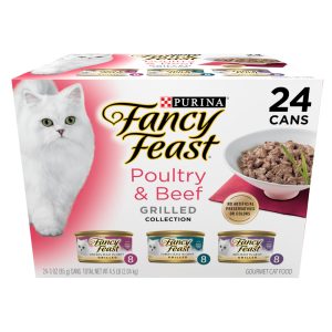 Fancy Feast Grilled Poultry and Beef Collection Wet Cat Food Variety Pack