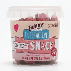 Bunny Nature Crispy Snack Craker Beetroot Supplementary Dry Rabbit & Rodent Food