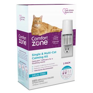 Comfort Zone Calming Pheromone Diffuser Kit for Cats