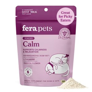 Fera Pets Goat Milk Meal Topper - Calming Support for Dogs & Cats