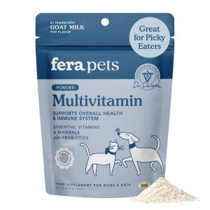 Fera Pets Goat Milk Meal Topper - Multivitamin for Dogs & Cats