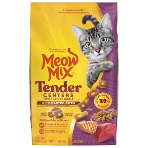Meow Mix Tender Centers with Basted Bites Chicken & Tuna Flavors Dry Cat Food