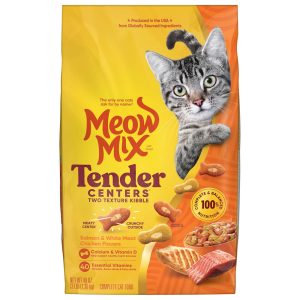 Meow Mix Tender Centers Salmon & White Meat Chicken Flavors Dry Cat Food