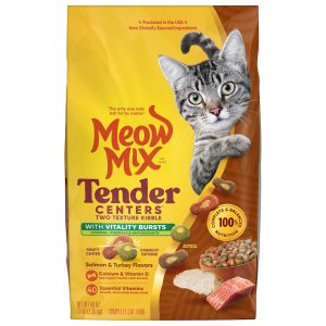 Meow Mix Tender Centers with Vitality Bursts Salmon & Turkey Flavors Dry Cat Food
