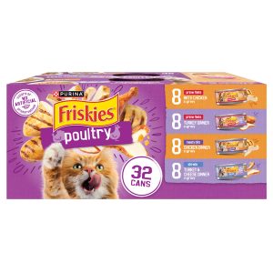 Friskies Poultry Shreds, Meaty Bits and Prime Filets Gravy Wet Cat Food Variety Pack