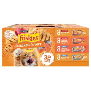Friskies Chicken Lovers Prime Filets and Shreds Gravy Wet Cat Food Variety Pack
